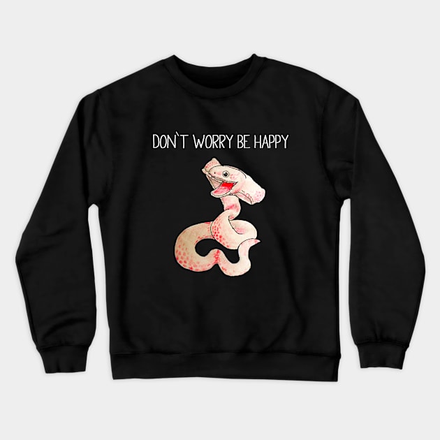 Don´t Worry Be Happy Crewneck Sweatshirt by Producer